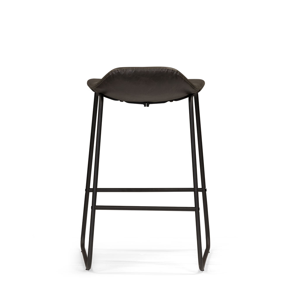 Vintage Tractor Seat Barstool, Grey