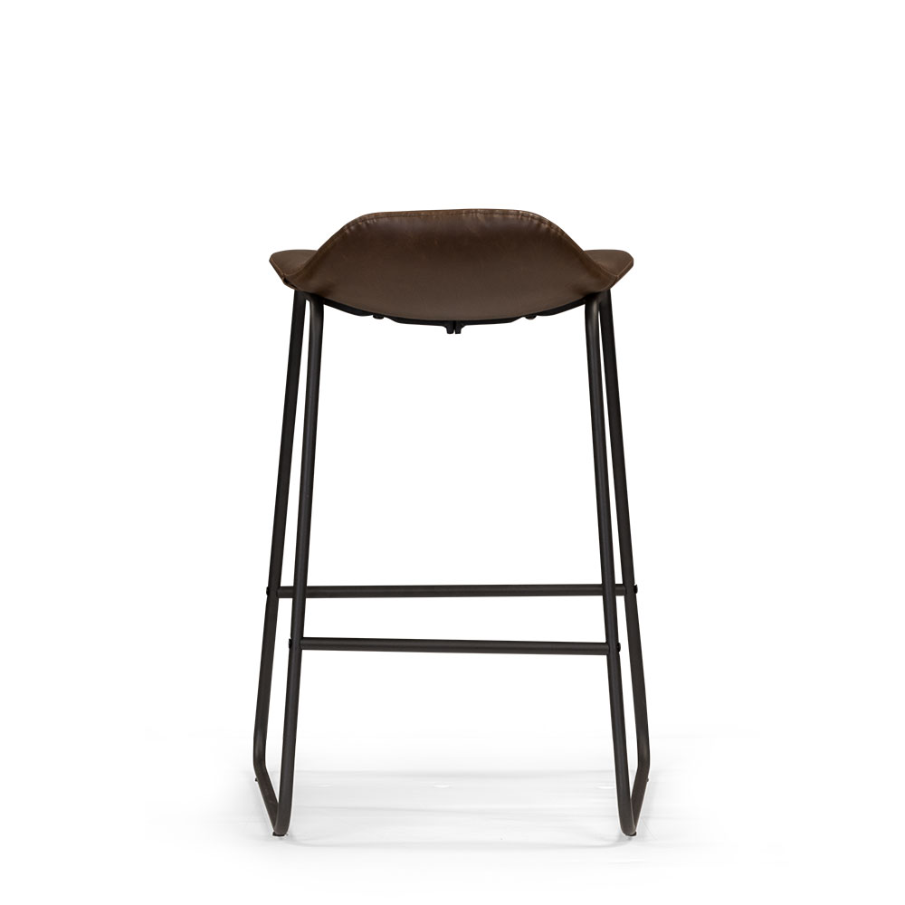 Vintage Tractor Seat Barstool, Espresso