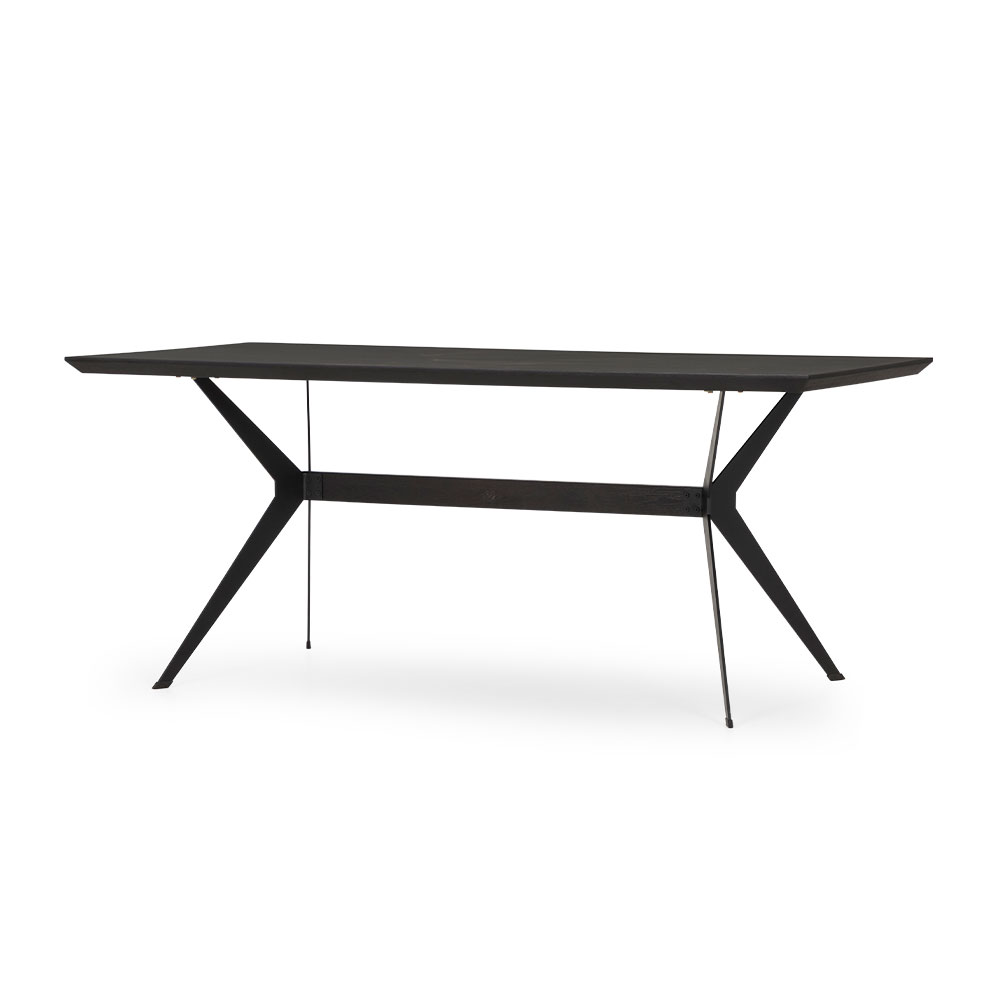 Viva Dining Table - W180, Black