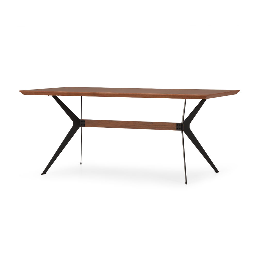 Viva Dining Table - W180, Walnut