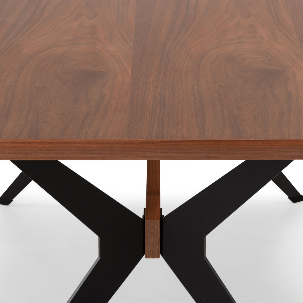 Viva Dining Table - W180, Walnut