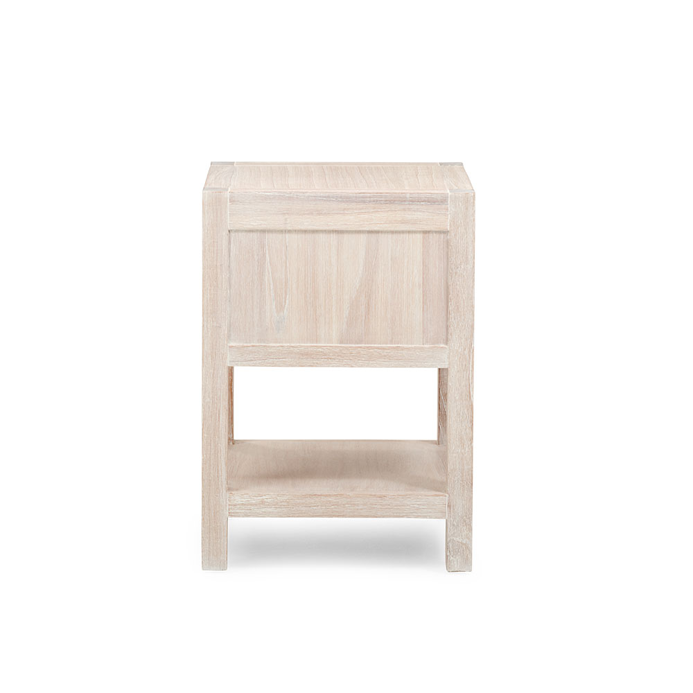 Haven 1 Drawer Bedside, White