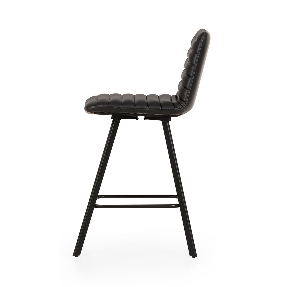 Watson PU Barstool, Black