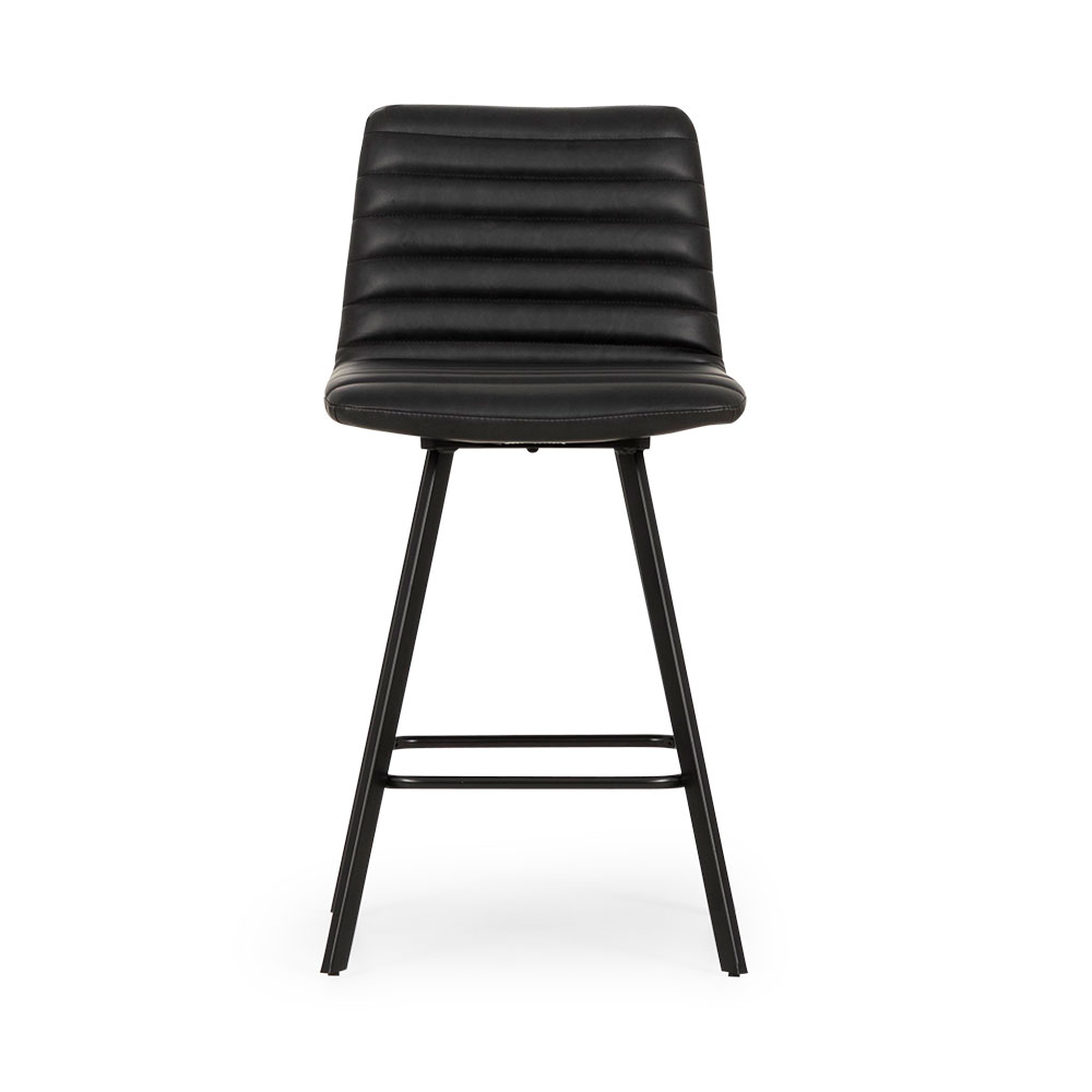 Watson PU Barstool, Black