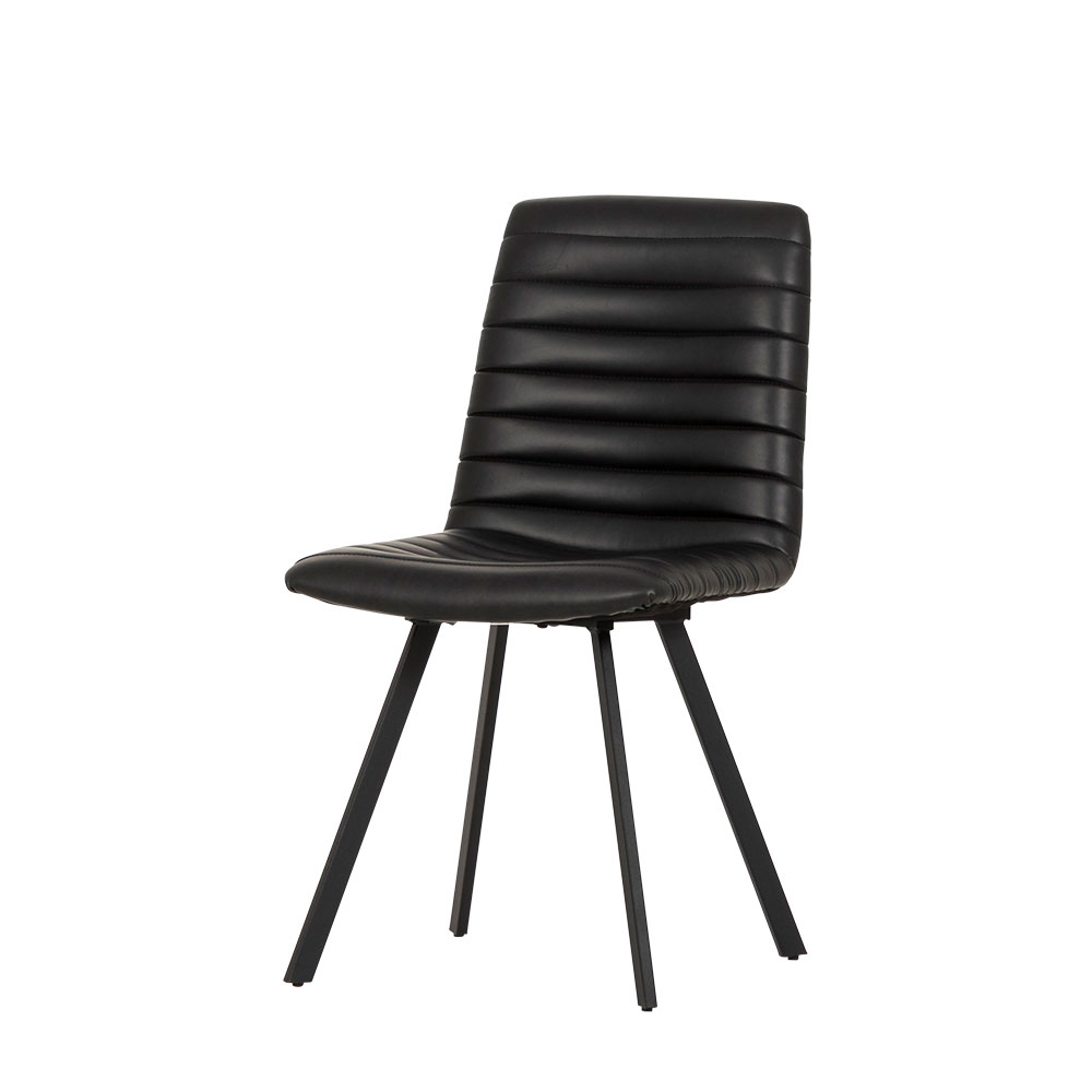 Watson PU Dining Chair, Black