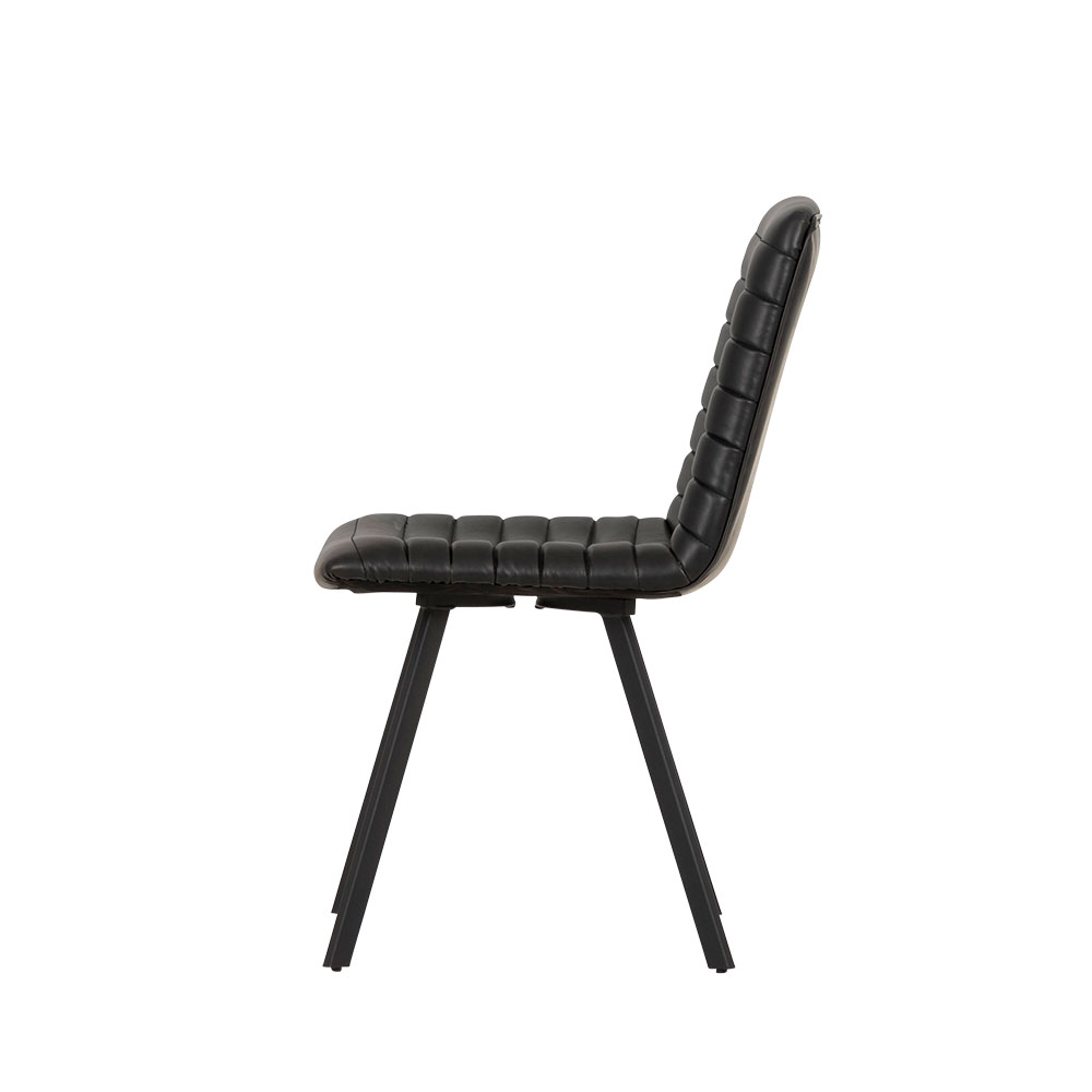 Watson PU Dining Chair, Black