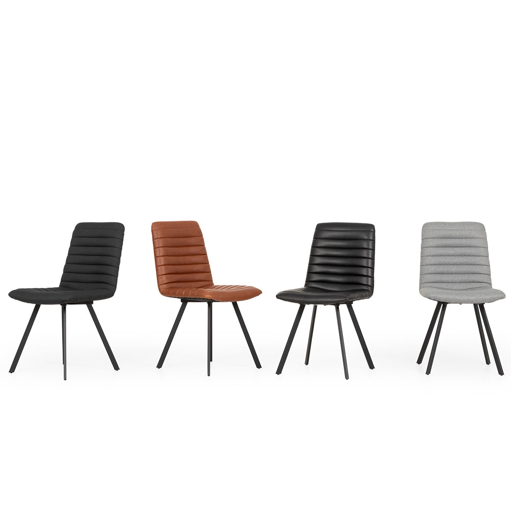 Watson PU Dining Chair, Black