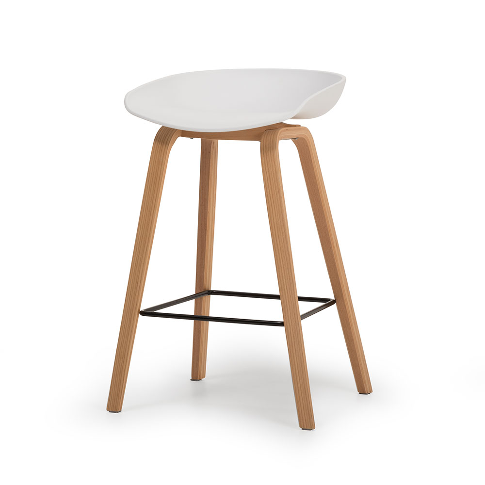 Zen Barstool, White