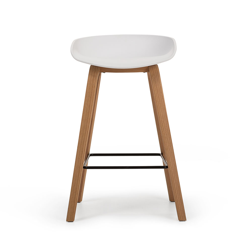 Zen Barstool, White