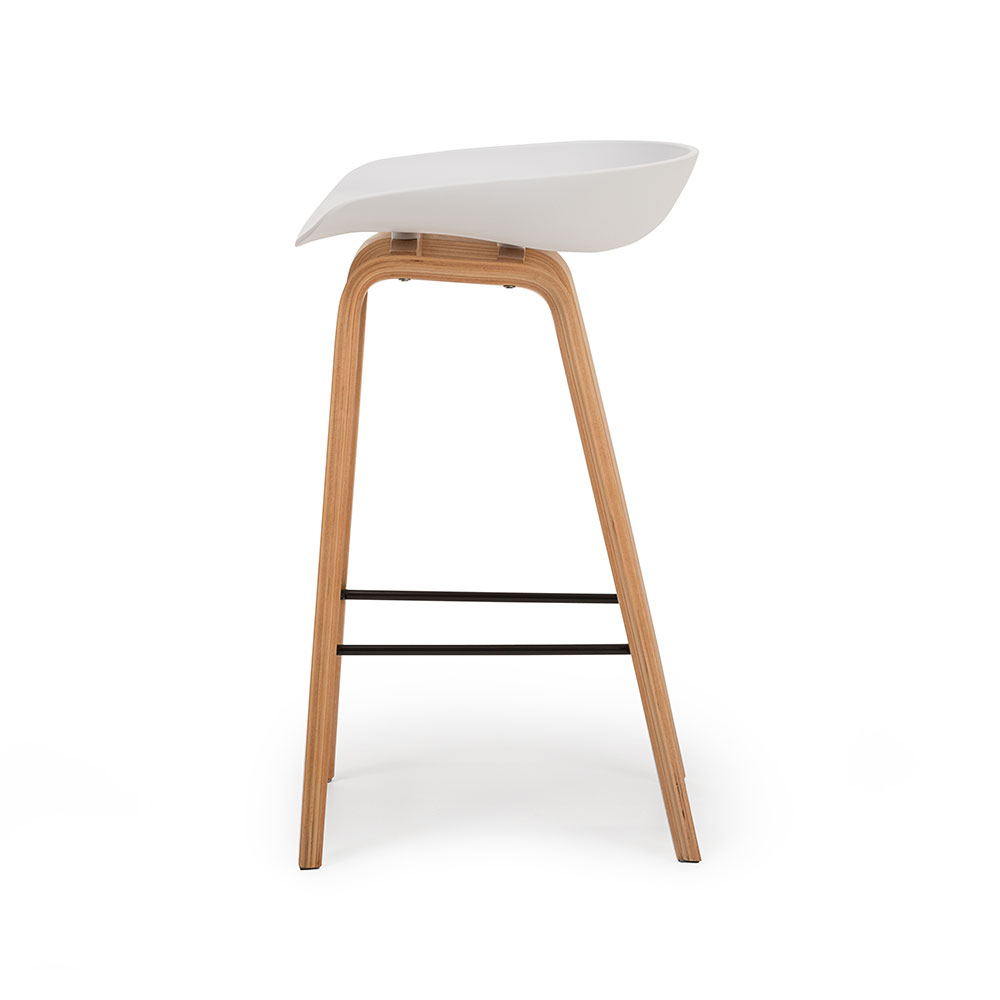 Zen Barstool, White