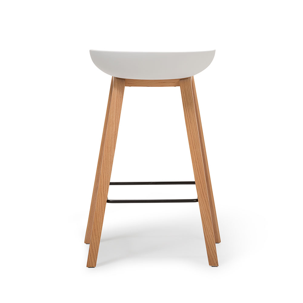 Zen Barstool, White